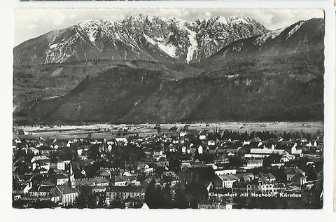AK Klagenfurt mit Hochobir.