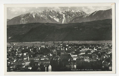 AK Klagenfurt mit Hochobir. (1949-50)