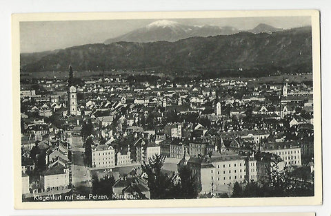 AK Klagenfurt mit der Petzen. (1951-52)