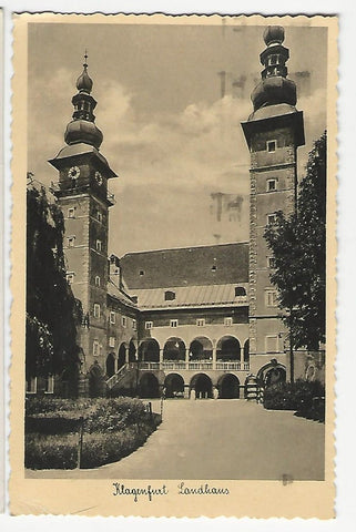 AK Klagenfurt Landhaus. (1936-37)