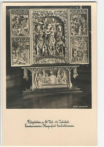 AK Landesmuseum Klagenfurt Geschichtsverein. Flügelaltar a. St. Veit. 16. Jh.