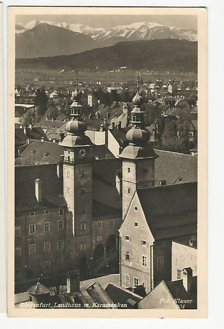AK Klagenfurt, Landhaus m. Karawanken.