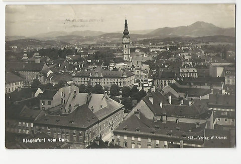 AK Klagenfurt vom Dom.