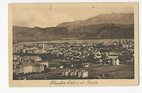 AK Klagenfurt, Totale mit Hochobir. (1922/23)