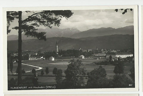 AK Klagenfurt mit Hochobir. (1926)