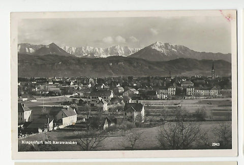 AK Klagenfurt mit Karawanken. (1940)