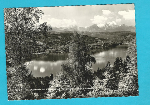 AK Der Wörthersee bei Klagenfurt mit Mittagskogel.