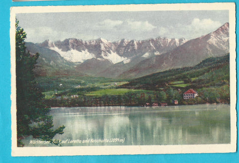 AK Wörthersee, Blick auf Loretto und Koschutta. (1943)