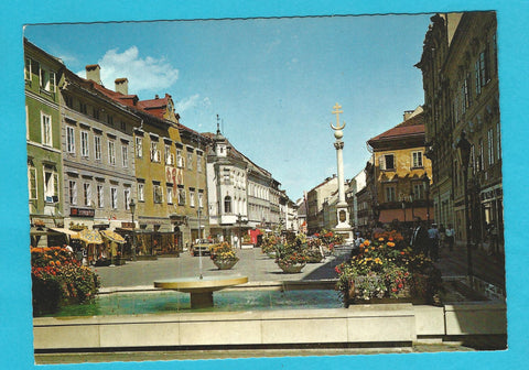 AK Klagenfurt. Fußgängerzone. Alter Platz.