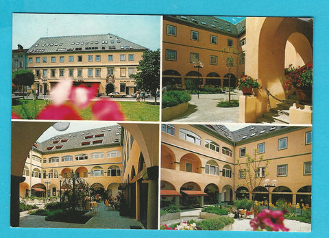 AK Klagenfurt. Hotel Goldener Brunnen. Karfreitagstraße 14.