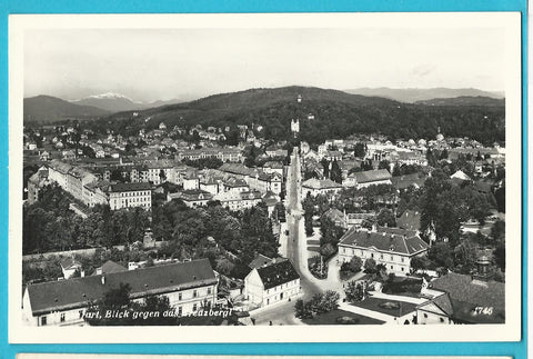 AK Klagenfurt. Blick gegen das Kreuzbergl.