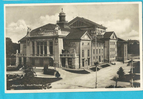 AK Klagenfurt. Stadt-Theater.