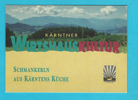 AK Kärntner Wirtshauskultur. Schmankern aus Kärntens Küche.