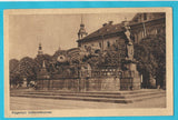 AK Klagenfurt Lindwurmbrunnen.