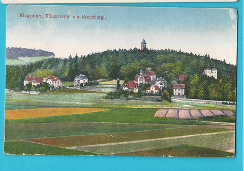 AK Klagenfurt. Villenviertel am Kreuzbergl. (1922/23)