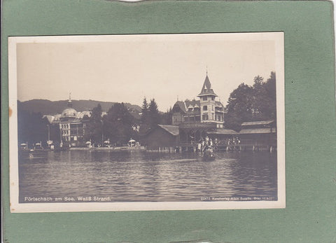 AK Pörtschach am See. Waliß Strand.