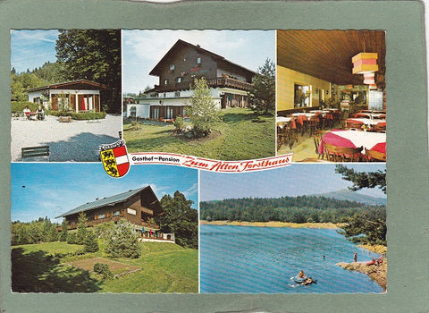 AK Pörtschach/Wörthersee. Gasthof Pension Zum Alten Forsthaus am Forstsee. Bes. Hedy Walcher.