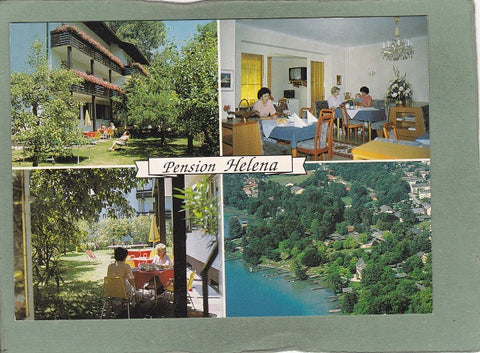AK Krumpendorf am Wörther See. Pension Helena. Fam. Abfalter. Scherrlallee 6.