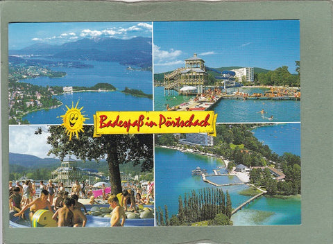 AK Badespaß in Pörtschach.