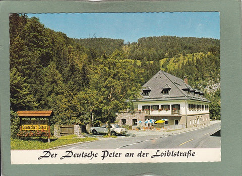 AK Der Deutsche Peter an der Loiblstraße.