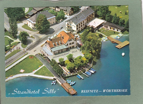 AK Reifnitz. Wörthersee. Strandhotel Sille. Robert u. Elfi Botzenhart.