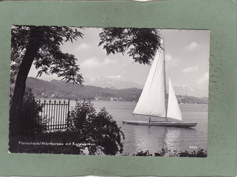 AK Pörtschach/Wörthersee mit Karawanken.