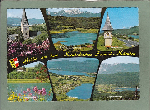 AK Grüße vom Keutschacher Seental.