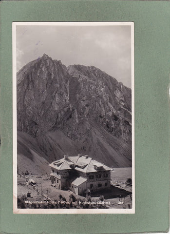 AK Klagenfurter Hütte mit Hochstuhl. (1937)