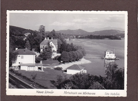 AK Pörtschach am Wörthersee. Haus Schnür.