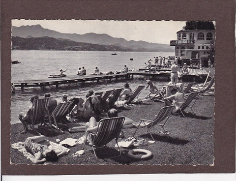 AK Pörtschach am Wörther See. Strand.