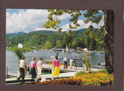 AK Pörtschach am Wörther See. Blumenpromenade.