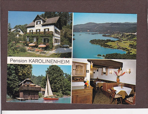AK Pörtschach Wörther See. Pension Karolinenheim K. u. M. Ofner. Töschling – Tibitsch 18.