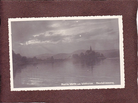 AK Maria Wörth am Wörthersee. Abendstimmung.
