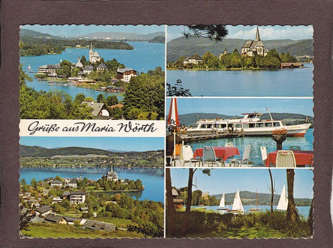 AK Grüße aus Maria Wörth.
