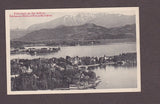 AK Pörtschach am See. Etablissement Wahlis mit Blick auf Maria Wörth. (1911)