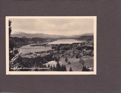 AK Pörtschach am Wörthersee vom Karawankenblick. (1938)