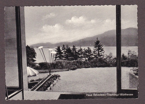 AK Haus Belvedere. Töschling. Wörthersee.