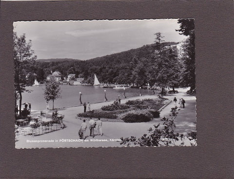 AK Blumenpromenade in Pörtschach am Wörthersee.
