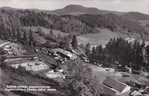 AK Keltisch-römische Ausgrabungen am Magdalensberg in Kärnten.