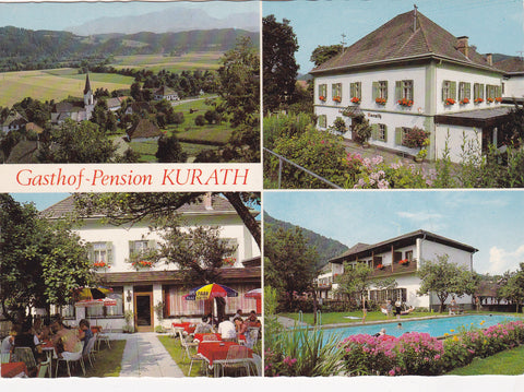 AK Pischeldorf. Gasthof Pension A. Kurath. St. Filippen 16. Magdalensberg.
