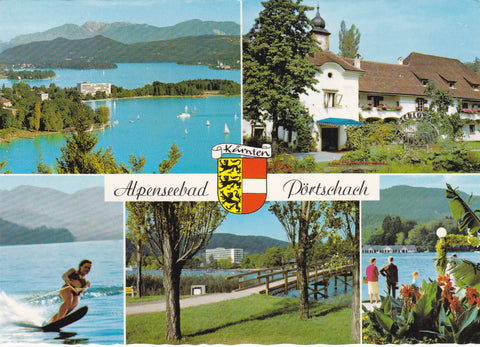 AK Alpenseebad Pörtschach.