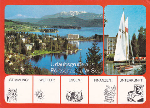 AK Urlaubsgrüße aus Pörtschach a. Wörthersee.