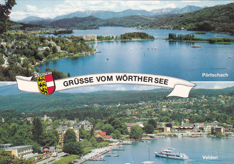 AK Grüsse vom Wörther See.