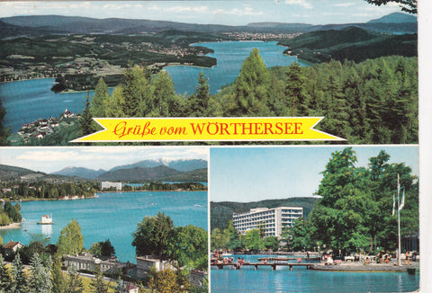 AK Grüße vom Wörthersee. Pörtschach.