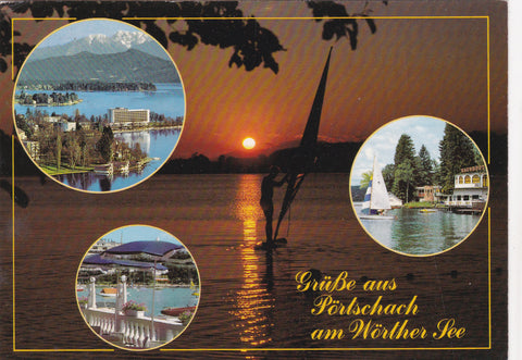 AK Grüße aus Pörtschach am Wörther See.