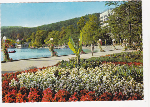 AK Pörtschach am Wörther See. Blumenpromenade.