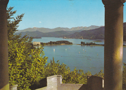 AK Pörtschach am Wörthersee gegen Maria Wörth und Karawanken.