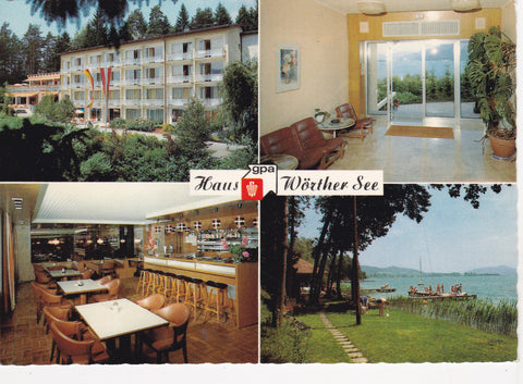 AK Töschling - Pörtschach. Haus Wörthersee. Gewerkschaft der Privatangestellten.