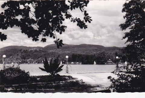 AK Pörtschach am Wörthersee. Strandpromenade.