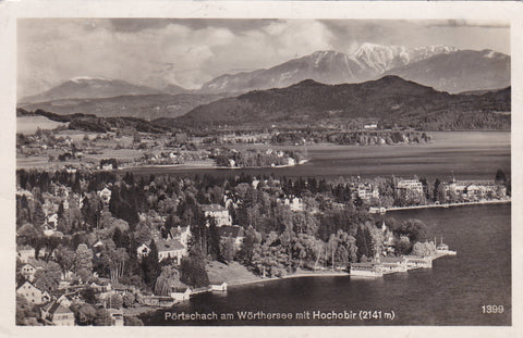 AK Pörtschach am Wörthersee mit Hochobir. (1930)